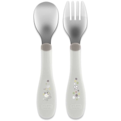 CHICCO Metāla galda piederumi 18+ Pelēks