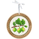 Beldizart Cross Stitch on Wooden Base "Miniature. Country Berries. Gooseberries" 10x10 cm SO-130 Beldizart Cross Stitch on Wooden Base "Miniature. Country Berries. Gooseberries" 10x10 cm SO-130