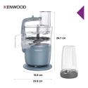 Kenwood MultiPro Go Blend monitoimikone 900 W 1,3 L Sininen Sisäänrakennettu vaaka Kenwood MultiPro Go Blend monitoimikone 900 W 1,3 L Sininen Sisäänrakennettu vaaka