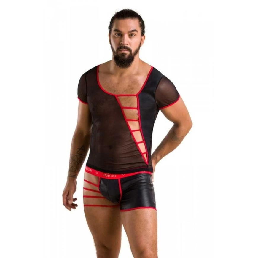 Passion Men Casmir 055 SET MARK black L/XL - Passion