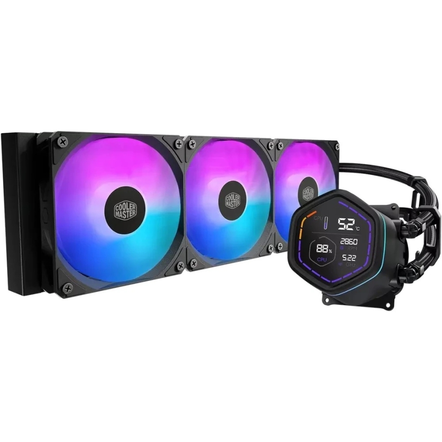 Carruzzo Cooler Master MasterLiquid Core Nex Digital Processor Liquid Cooling Kit 12 cm Black 1 pc – 2