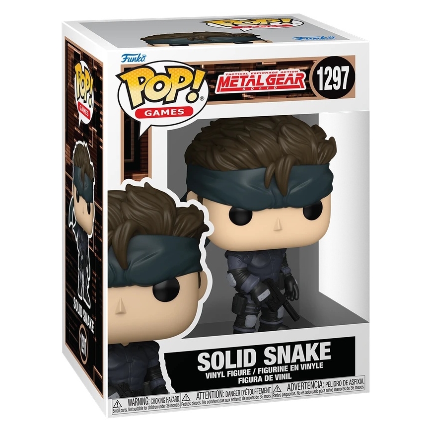 FUNKO POP! Vinila figūra: Metal Gear Solid - Solid Snake, 10.7 cm
