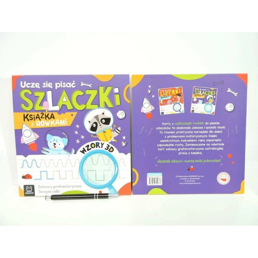 Aksjomat Learning to Write Patterns Book 2D Row Wzo3D 40737 – 2