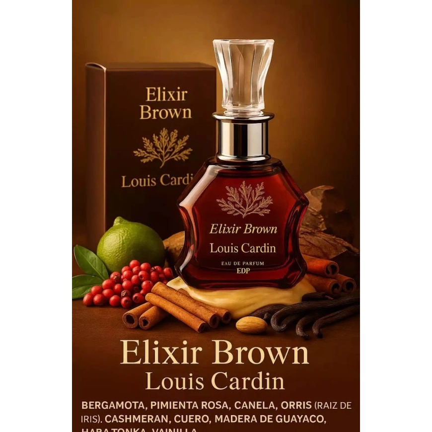 Louis Cardin Elixir Brown EDP perfume for men, 100 ml – 3