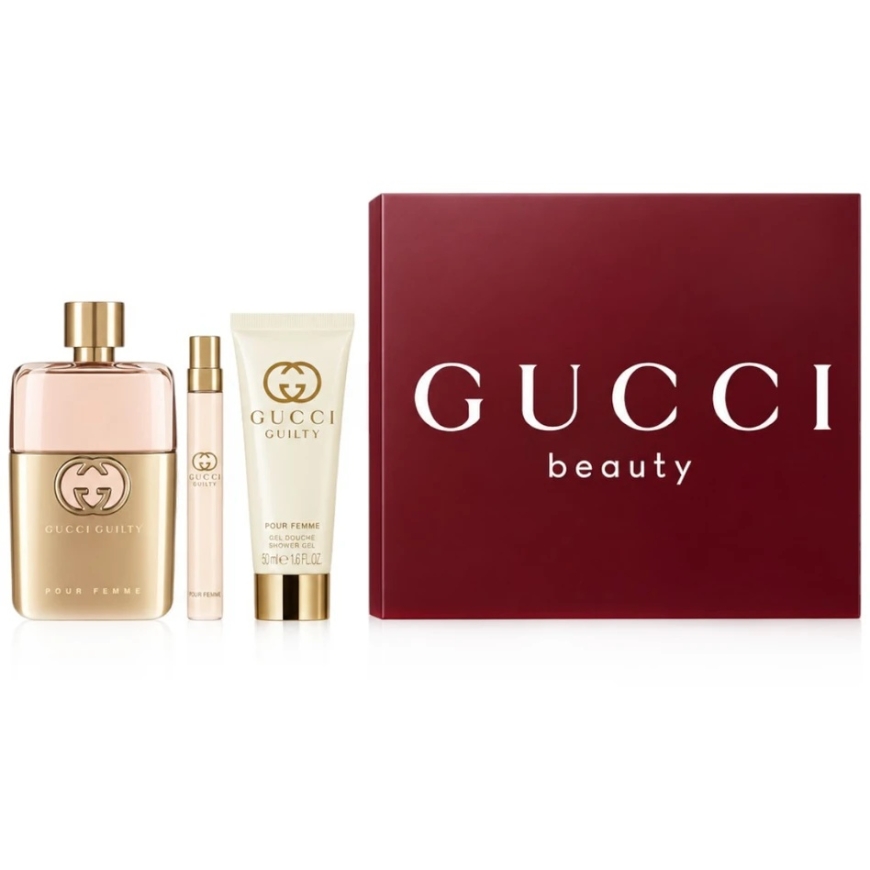 Gucci Guilty Pour Femme EDT 90 ml + EDT MINI 10 ml + BL 50 ml (sievietēm)