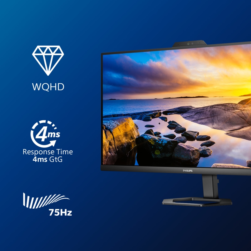 Philips 5000 series 27E1N5600HE/00 PC lamekuvar 68,6 cm (27") 2560 x 1440 pikslit Quad HD LCD Must – 2