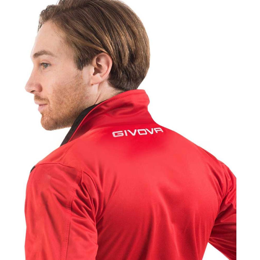 Givova Tuta Visa Triacetato Kleita Sarkanā-Melnā TR018 1210 (L) – 3