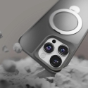 Etteri Matt Mag Ring -puhelimen kuori iPhone 16 Pro 6,3" harmaa Etteri Matt Mag Ring -puhelimen kuori iPhone 16 Pro 6,3" harmaa