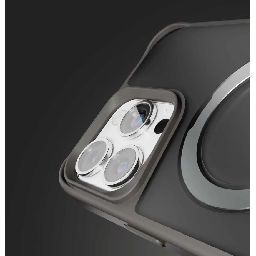 Etteri Matt Mag Ring case for iPhone 16 Pro 6.3" gray – 3