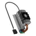 ICY BOX IB-M2HSF-705 SSD-draiv Kütteseade/radiaator 3 cm Hõbe 1 tk ICY BOX IB-M2HSF-705 SSD-draiv Kütteseade/radiaator 3 cm Hõbe 1 tk