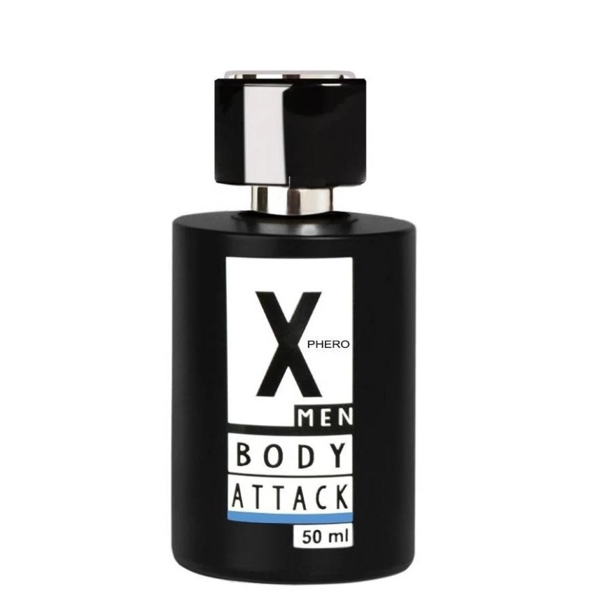 X Phero Body Attack Blue Perfume with Pheromones for Men 50ml