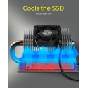 ICY BOX IB-M2HSF-705 SSD-draiv Kütteseade/radiaator 3 cm Hõbe 1 tk ICY BOX IB-M2HSF-705 SSD-draiv Kütteseade/radiaator 3 cm Hõbe 1 tk