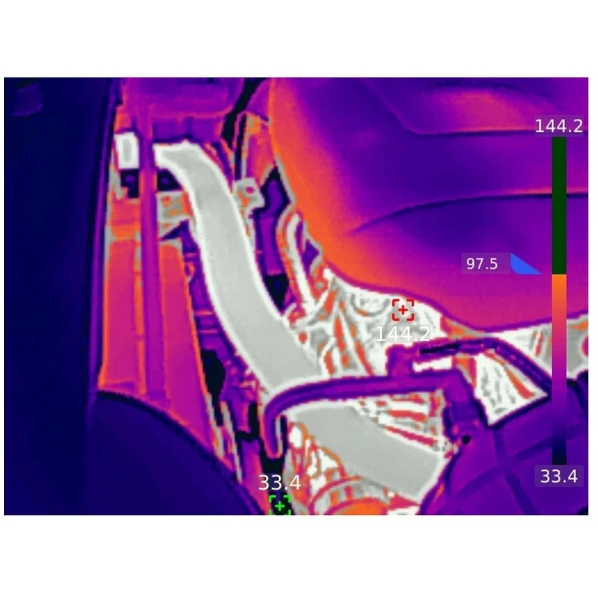 Profesionali termovizorinė kamera, 256x192, -20-550°C, 56°×42.2°, 25Hz, 3.5' IPS display, IP54, Wi-Fi, UNI-T – 3