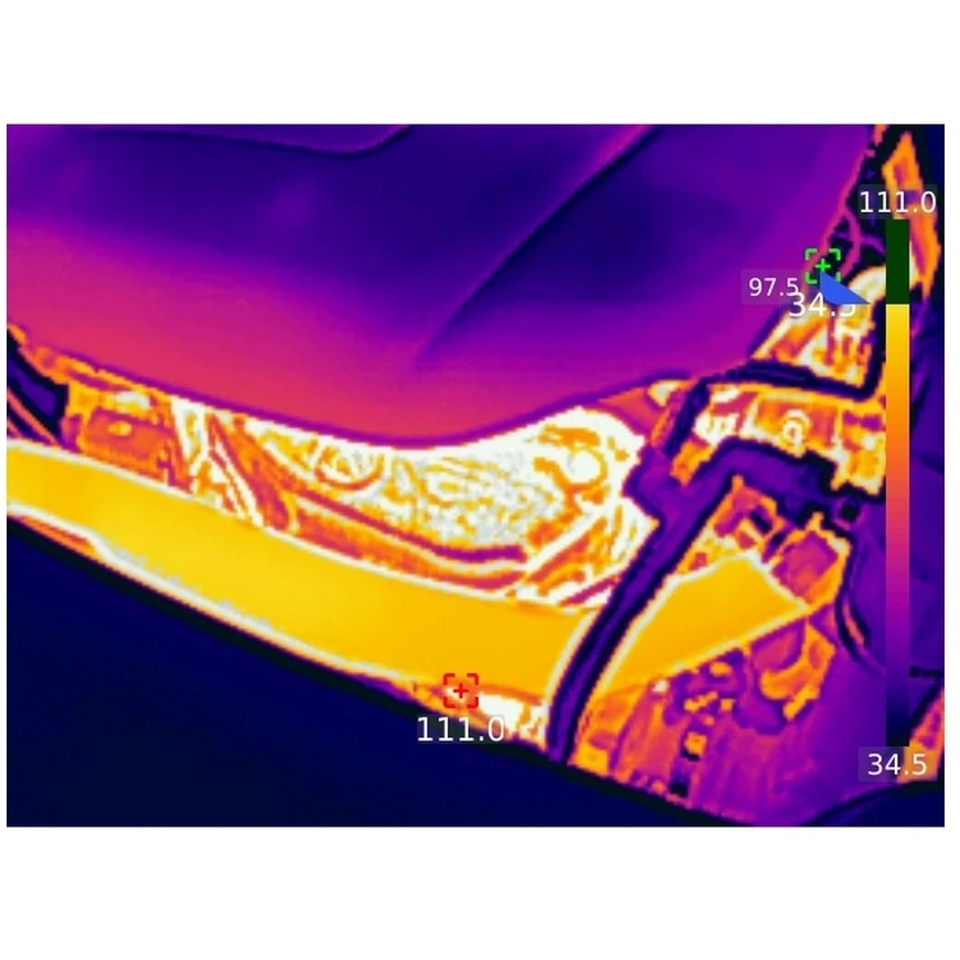 Profesionali termovizorinė kamera, 256x192, -20-550°C, 56°×42.2°, 25Hz, 3.5' IPS display, IP54, Wi-Fi, UNI-T – 4