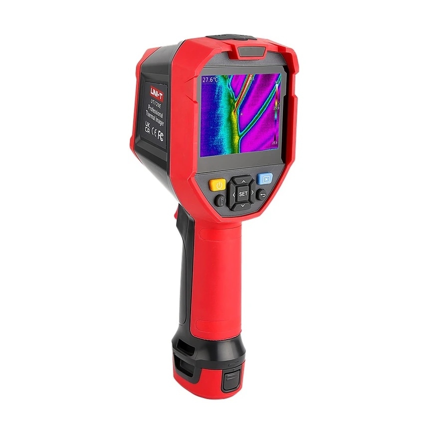 Ammattilaatuinen lämpökuvauskamera, 256x192, -20-550°C, 56°×42.2°, 25Hz, 3.5' IPS-näyttö, IP54, Wi-Fi, UNI-T – 5