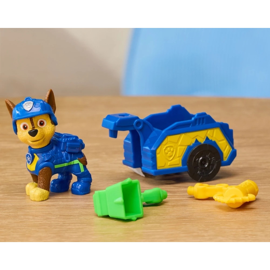 Spin Master Suņu patrols un dinozauri Figūriņa Chase ar glābšanu, piekabi un piederumiem, dino filma – 3
