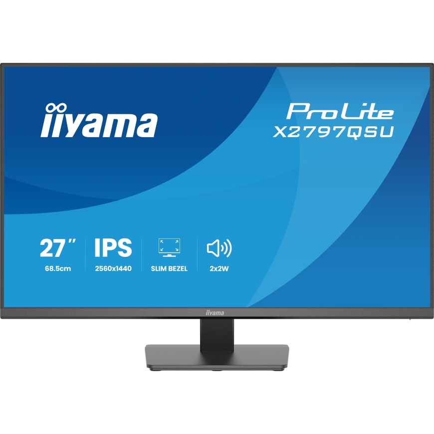 iiyama ProLite X2797QSU-B1 tietokoneen litteä näyttö 68,6 cm (27") 2560 x 1440 pikseliä Quad HD LED – 3