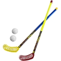Azetx Cobra Juniori unihoki komplekt 2 kepi + 2 palli ilma kummita 87 cm