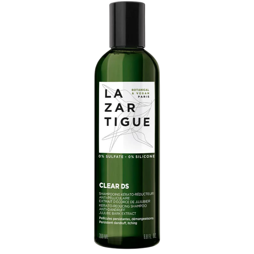 Lazartigue Clear Ds Hair Shampoo, Reducing Keratosis and Dandruff, 200 ml