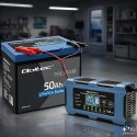 Qoltec Gudrais Lādētājs 12V 10A | Lādētājs ar atjaunošanas funkciju | MCU | Automātiskā IZSLĒGŠANA | 9 posmu lādēšana | AGM GEL Qoltec Gudrais Lādētājs 12V 10A | Lādētājs ar atjaunošanas funkciju | MCU | Automātiskā IZSLĒGŠANA | 9 posmu lādēšana | AGM GEL