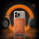 Spigen Valentinus MAgFit+ MagSafe Yleinen Magneettikorttiteline Metallic Oranssi