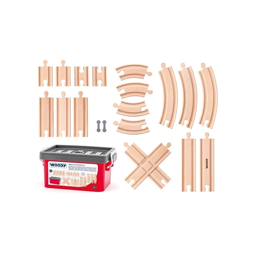 WOODYLAND Zest.torów pyörivällä 50kpl 92107 21072