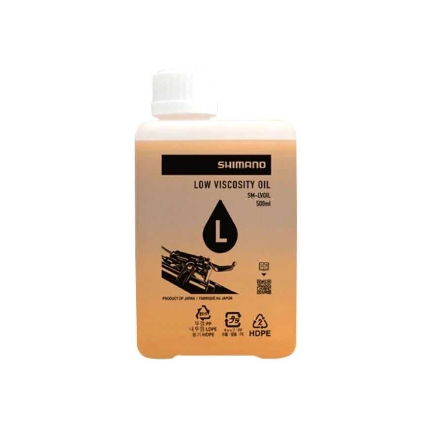 SHIMANO minerāleļļa MTB SM-LVOIL 500 ml zemas viskozitātes SHIMANO disku bremzēm