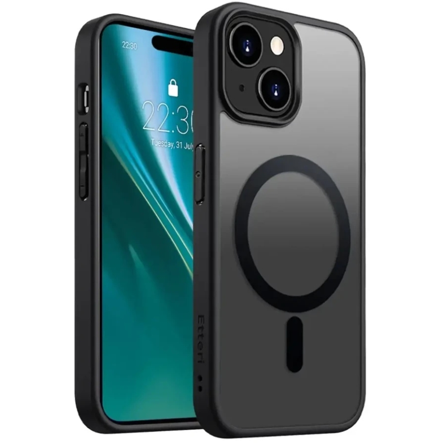 Etteri Matt Mag vāks iPhone 17 Pro Max / 18 Pro Max, melns – 4