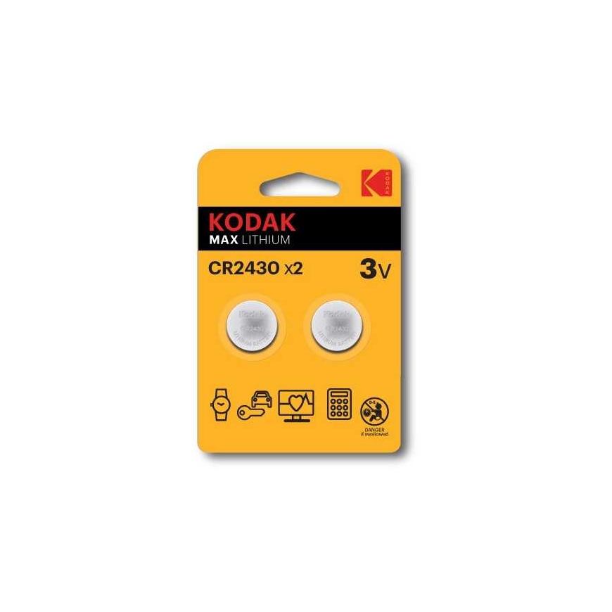 Kodak Max liitium CR2430 2tk