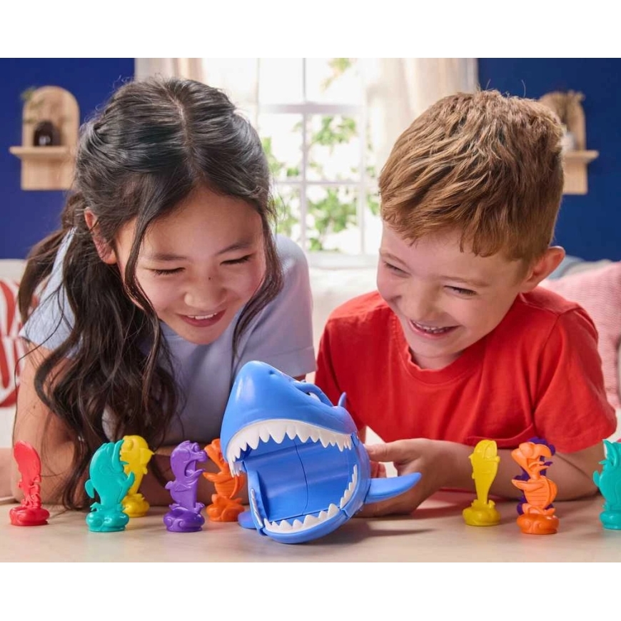 Game "Crazy Shark" for kids, agility Shark Strike bowling with shark, 5+ – 2