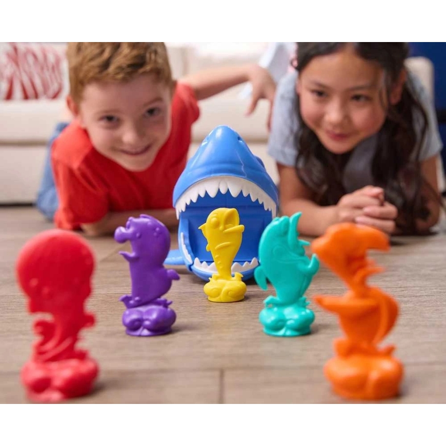 Game "Crazy Shark" for kids, agility Shark Strike bowling with shark, 5+ – 3
