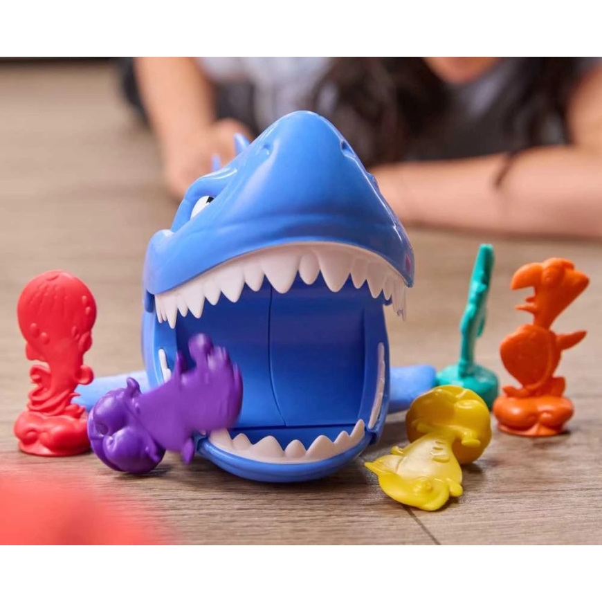 Game "Crazy Shark" for kids, agility Shark Strike bowling with shark, 5+ – 4
