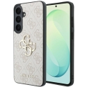 Guess PU 4G Metal Logo kest Samsung Galaxy S26 FE jaoks, roosa Guess PU 4G Metal Logo kest Samsung Galaxy S26 FE jaoks, roosa
