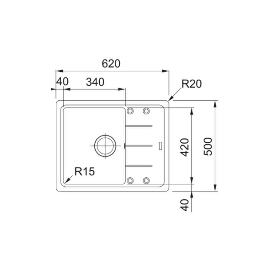 Franke Basis BFG 611-62 (114.0723.957) – 2