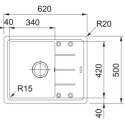 Franke Basis BFG 611-62 (114.0723.957) Franke Basis BFG 611-62 (114.0723.957)
