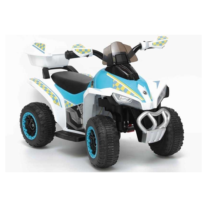 Lean Cars Ride-On Police Quad YSA021A White – 3