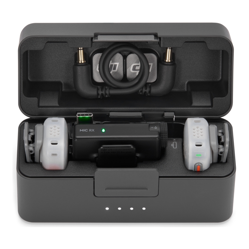 DJI Mic Mini 2S uzlādes somiņa, mikrofona uzlādes doks – 4