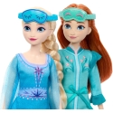 Mattel Lėlės Disney Frozen Anna ir Elsa su aksesuarais pižamų vakarėliui