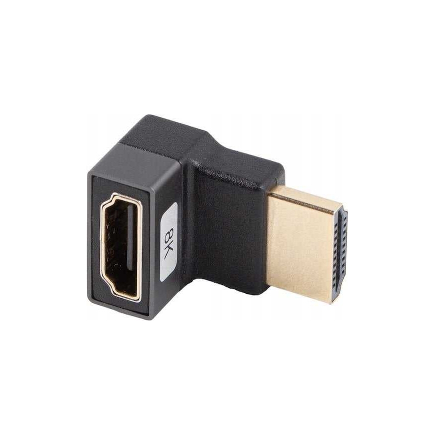 Lanberg HDMI(F)-HDMI(F) 8K sovitin musta