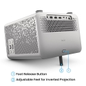 BenQ TK705STi Trumpo nuotolio projektorius 3000 ANSI lumens DLP UHD 4K (3840x2160) Pilka