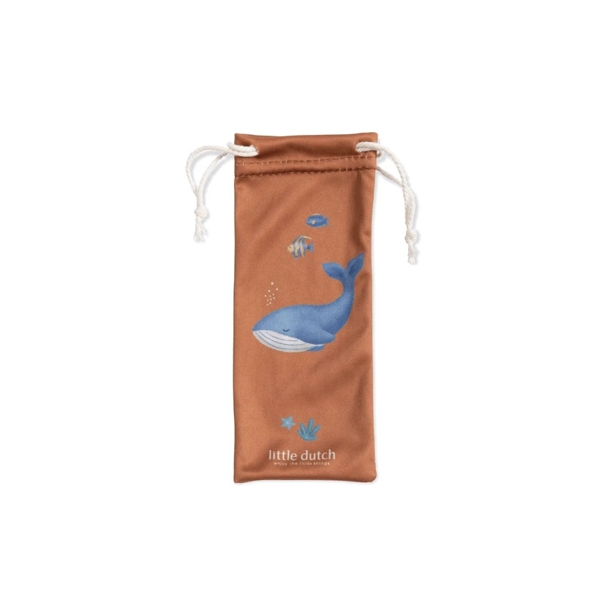 Солнечные очки для детей "Little Dutch" "Ocean Brown Stripes" – 4