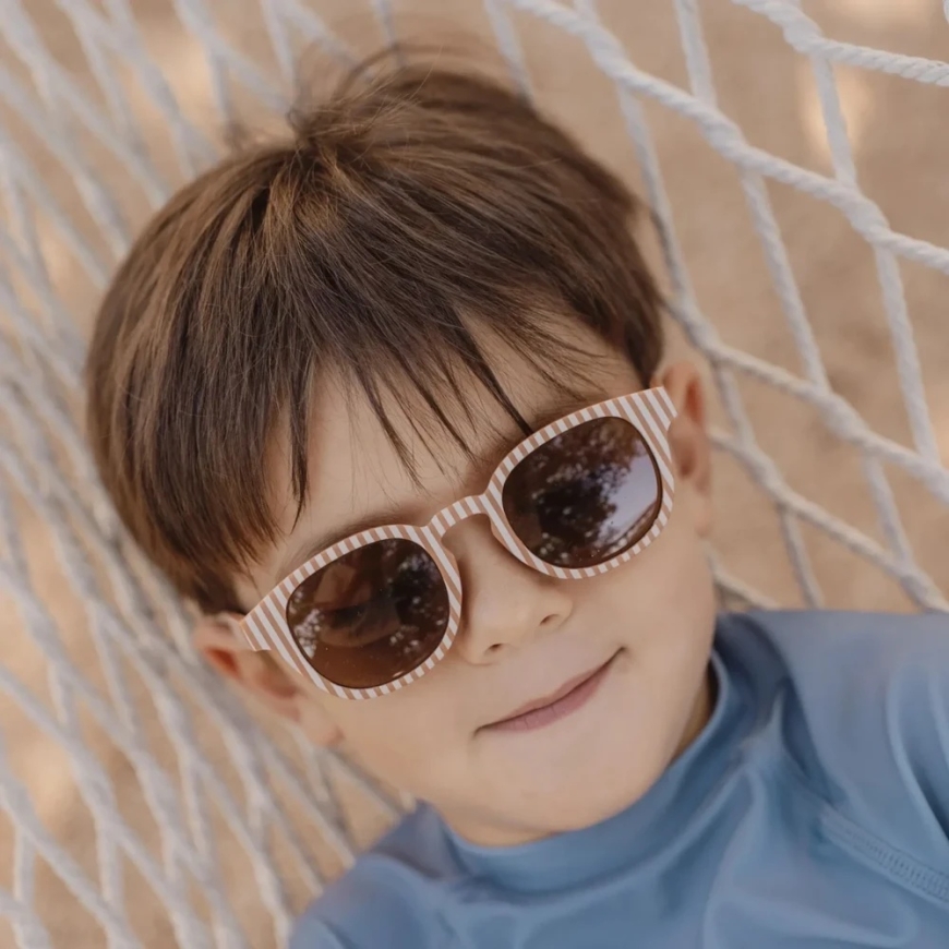 „Little Dutch“ vaikiški akiniai nuo saulės „Ocean Brown Stripes“ – 5