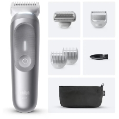 Braun Series 7 80789703 vartalon karvojen trimmeri / partakone Harmaa