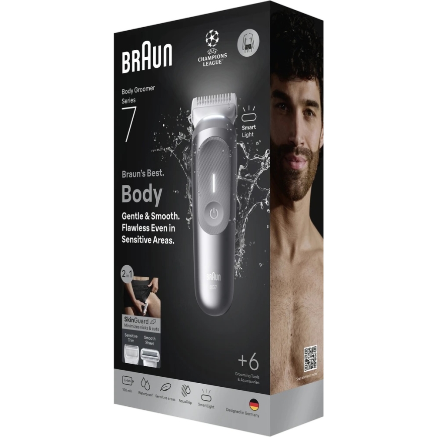 Braun Series 7 80789703 ķermeņa matu griešanas mašīna / skuveklis Pelēks – 2