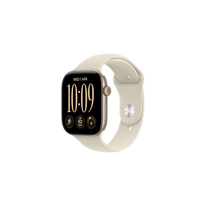Apple Watch Series 12 46mm Light Gold/Sand Band S/M – 3