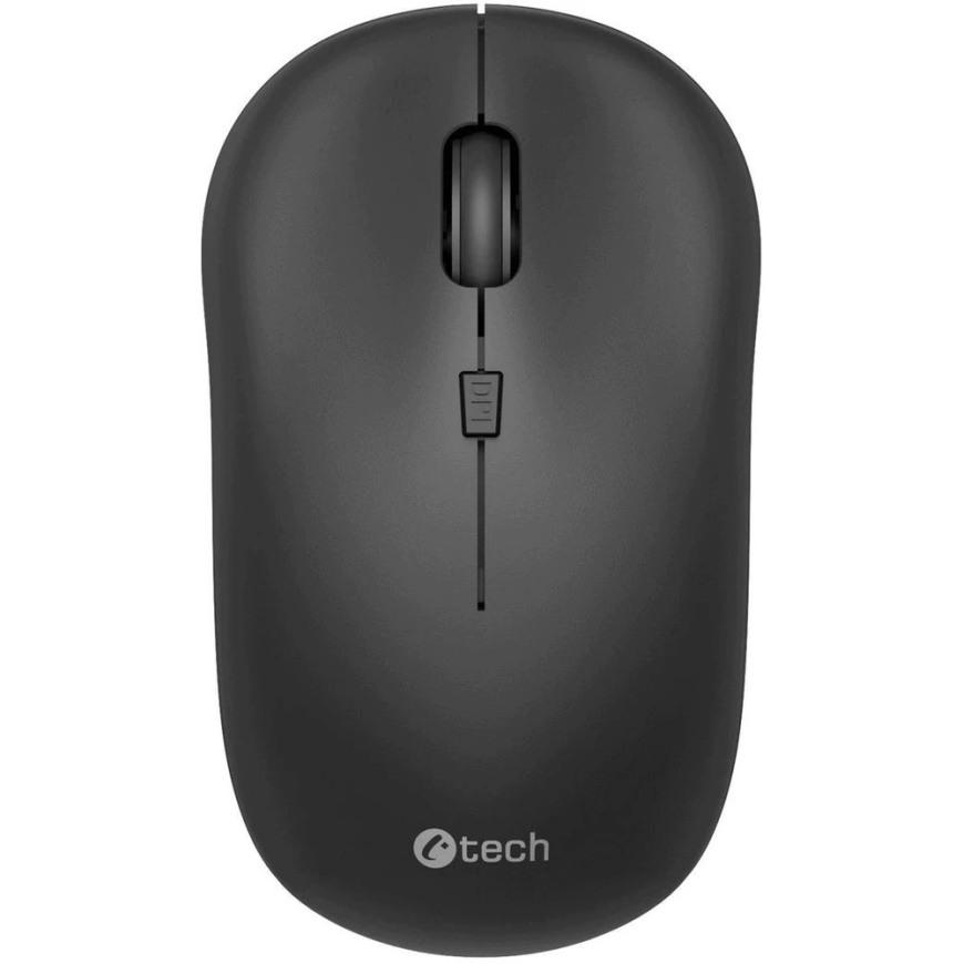 Компьютерная мышь C-Tech Dual mode, беспроводная, BT5.0 + 2,4GHz, 1600DPI, черная (WLM-09)