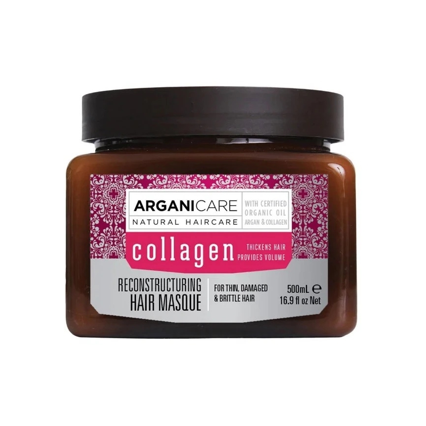 Arganicare Kollageeni juuksehooldus Kreemimask Taastav, 500 ml
