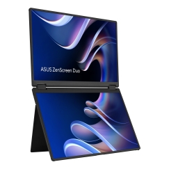 ASUS ZenScreen Duo MB14FCD Nešiojamasis monitorius Juoda 35,6 cm (14") LCD 1920 x 1200 pikseliai