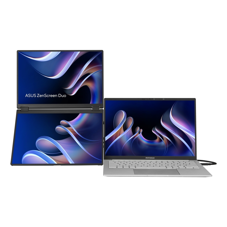 ASUS ZenScreen Duo MB14FCD Nešiojamasis monitorius Juoda 35,6 cm (14") LCD 1920 x 1200 pikseliai – 2
