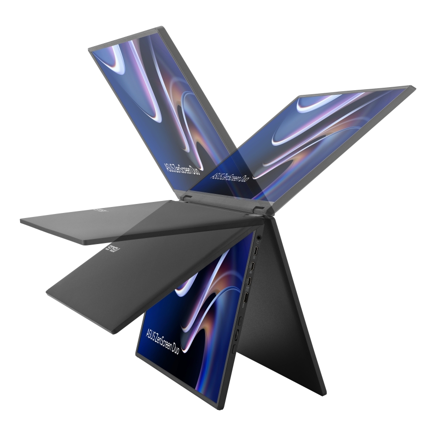 ASUS ZenScreen Duo MB14FCD Kaasaskantav monitor Must 35,6 cm (14") LCD 1920 x 1200 pikslit – 4